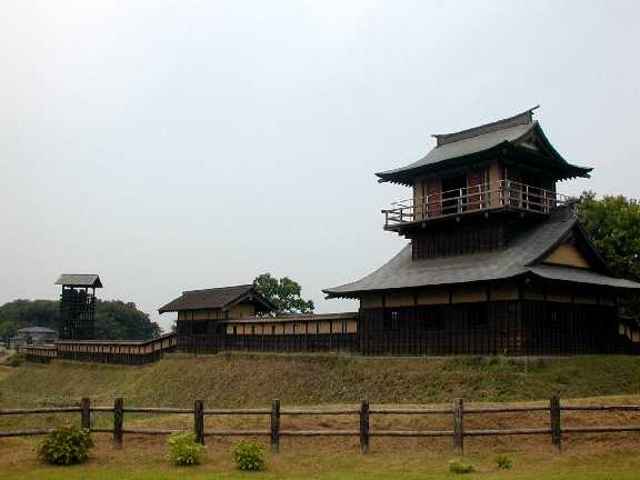 逆井城・二層復元櫓