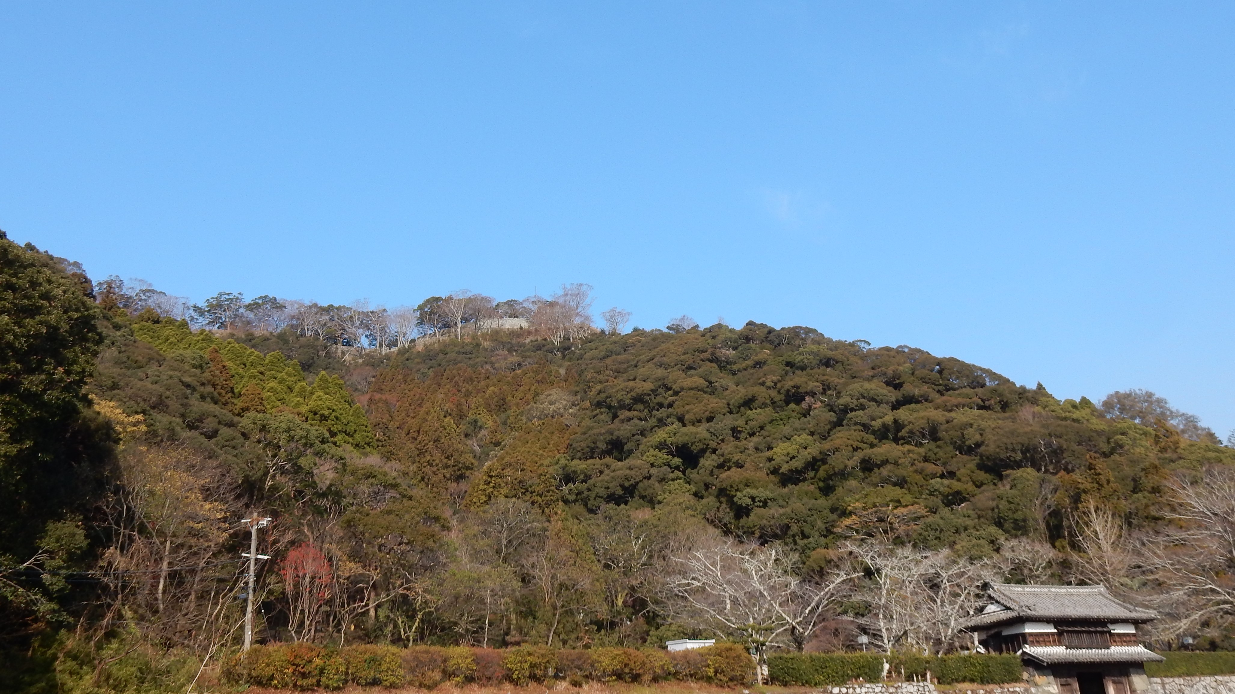 佐伯城登城口